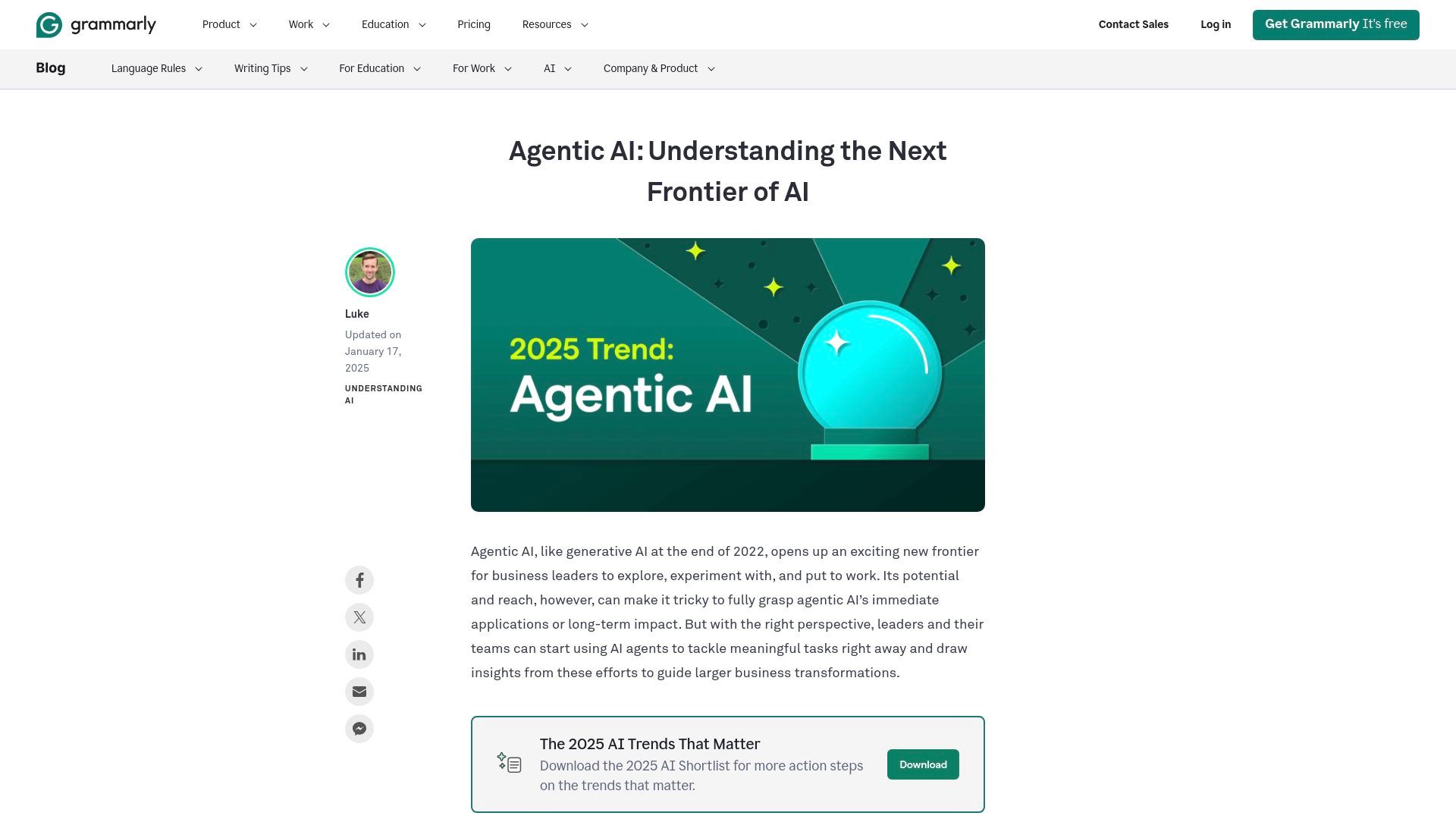 Agentic AI: Understanding the Next Frontier of AI – Agile Writing